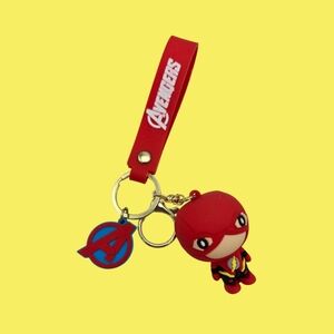 NWOT Flash Avenger Superhero Purse Charm Keychain